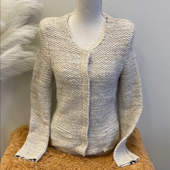 IRO Cream Textured Blazer - Picture 1 of 8
